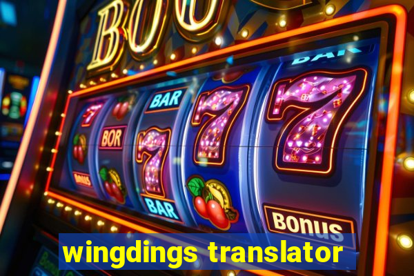 wingdings translator